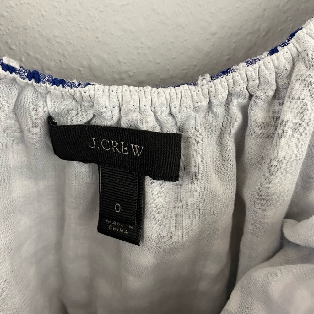 J.Crew • Gingham Ruffle Top - Picture 6 of 7